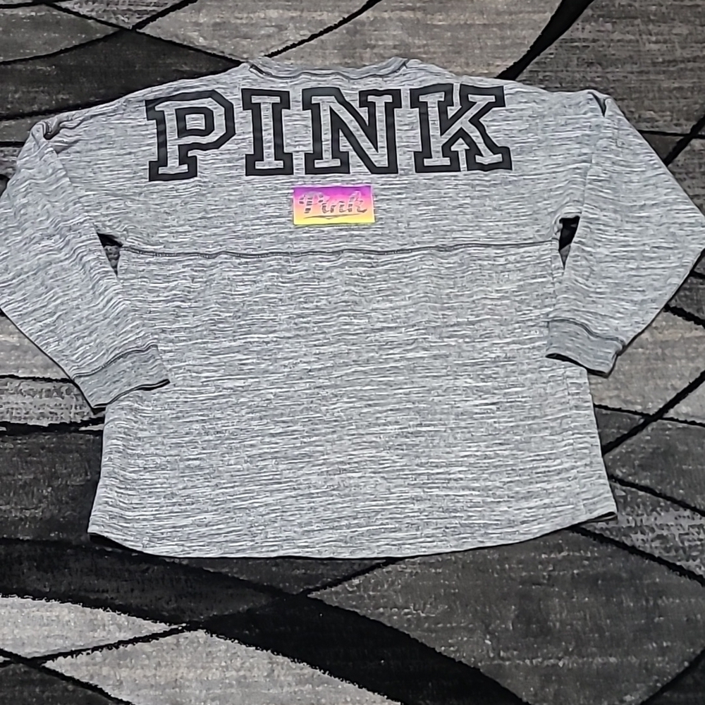 VS PINK 2015 Dog Logo Crew-Neck Shirt PRICE FIRM
